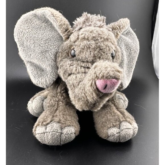 K&M Wild Republic African Gray Elephant 8" Bean Bag Plush Stuffed Animal - Picture 2 of 11